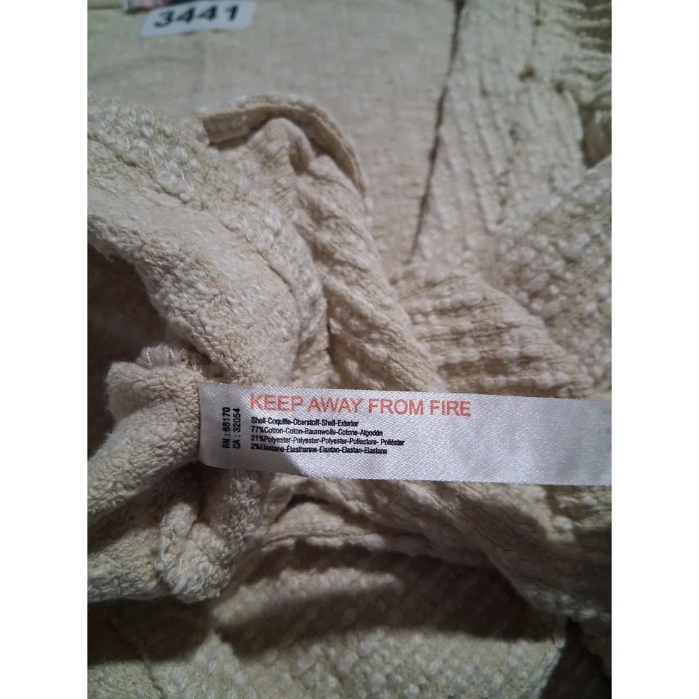 Free People Beach Ribbed Textured‎ Womens Medium Oversized Slouchy Crop Cardigan